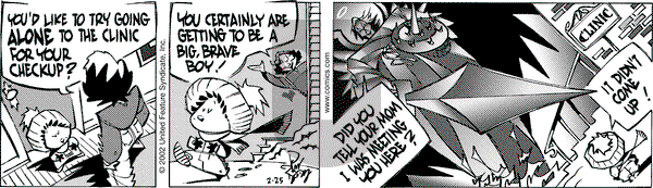 Rose is Rose - Monday February 25, 2002 Comic Strip