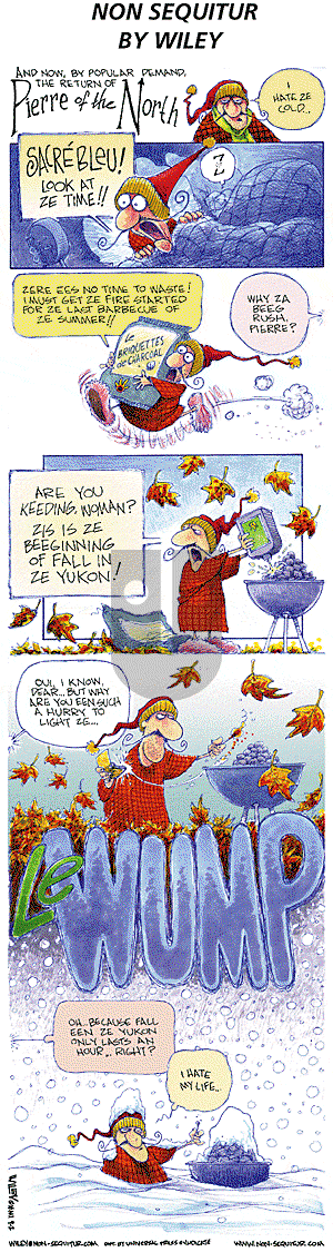 Non Sequitur on Sunday September 2, 2001 Comic Strip