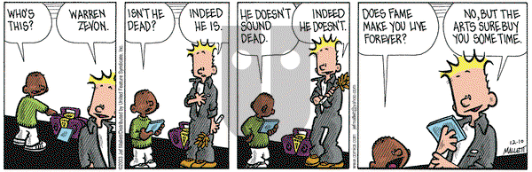 Frazz on Wednesday December 10, 2003 Comic Strip