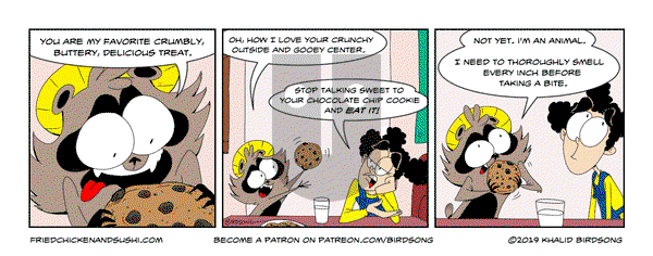 Little Fried Chicken and Sushi on Wednesday October 15, 2025 Comic Strip