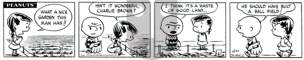 Peanuts on Saturday June 30, 1951 Comic Strip