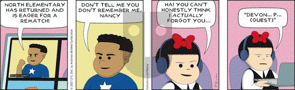 Nancy on Saturday April 10, 2021 Comic Strip