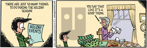 Grand Avenue on Wednesday November 30, 2011 Comic Strip