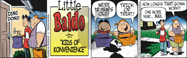 Baldo - Monday October 31, 2022 Comic Strip