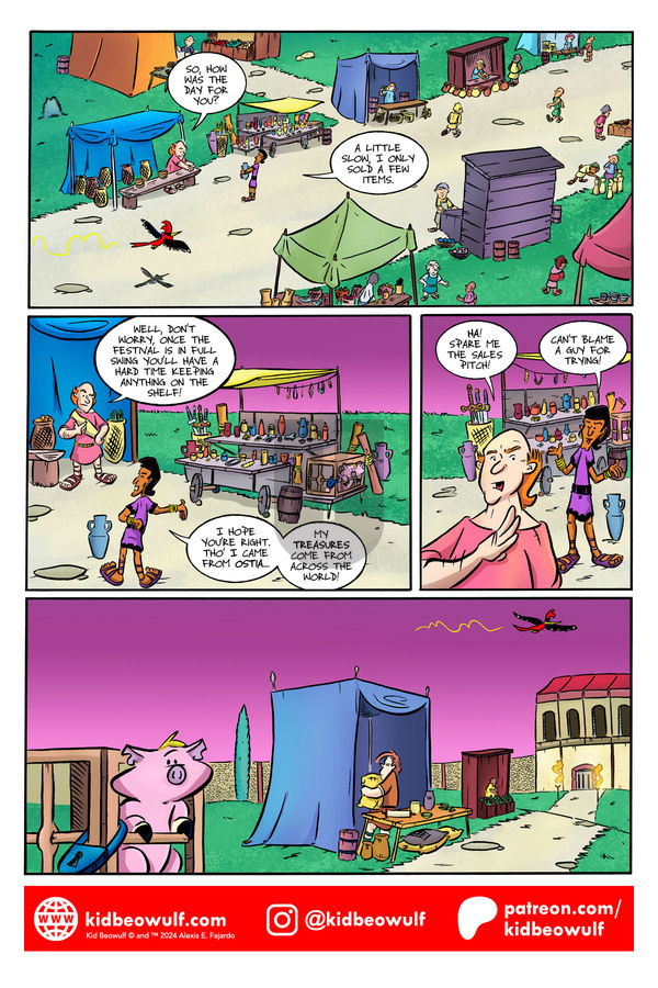 Kid Beowulf on Thursday November 21, 2024 Comic Strip