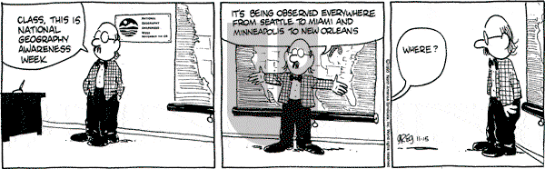 Luann on Monday November 15, 1993 Comic Strip