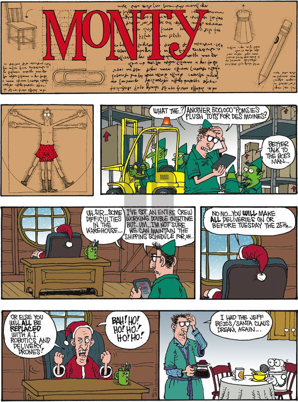 Monty on Sunday December 23, 2018 Comic Strip