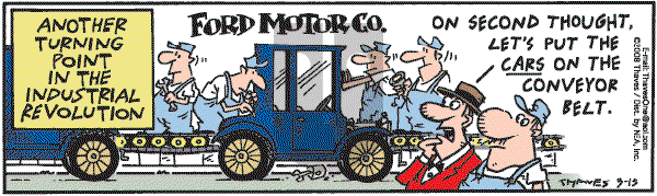 Frank and Ernest - Saturday March 15, 2008 Comic Strip