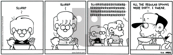FoxTrot on Monday December 6, 1999 Comic Strip