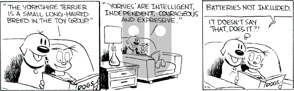 Red and Rover on Saturday February 9, 2008 Comic Strip