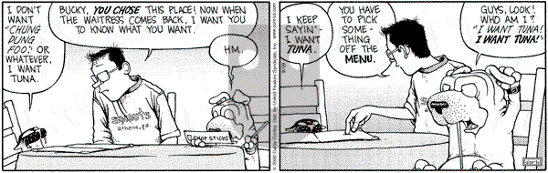 Get Fuzzy on Tuesday September 19, 2000 Comic Strip