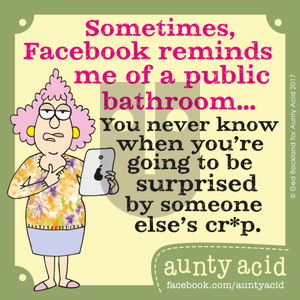 Aunty Acid on Sunday September 24, 2017 Comic Strip