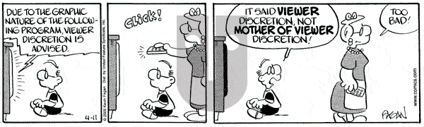 Drabble on Monday April 11, 2005 Comic Strip