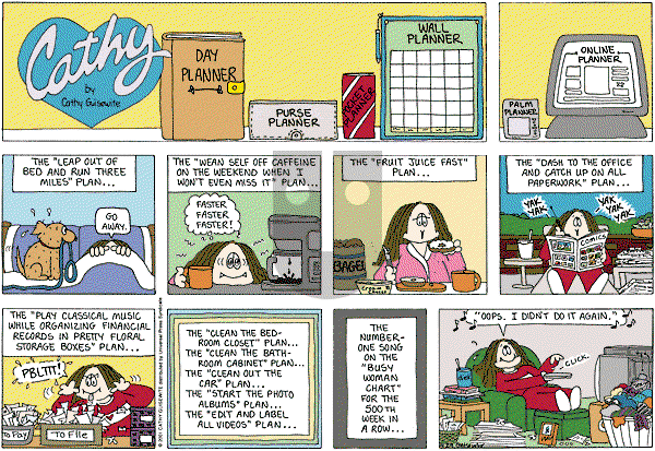 Cathy Classics - Sunday April 29, 2012 Comic Strip