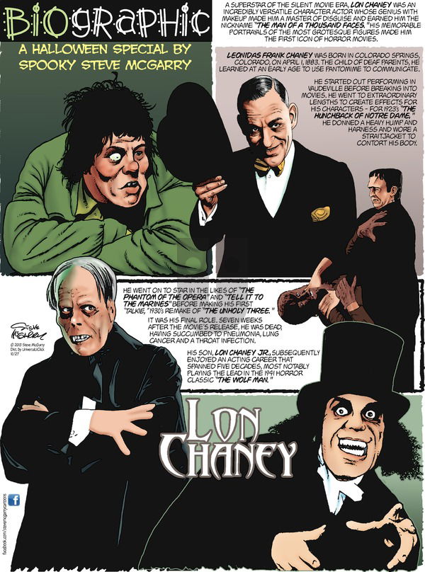 Biographic on Sunday October 27, 2013 Comic Strip
