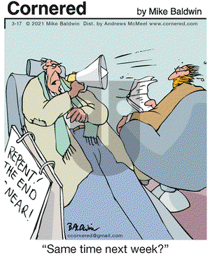Cornered on Wednesday March 17, 2021 Comic Strip
