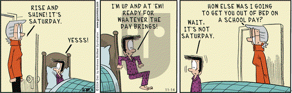 Grand Avenue on Thursday November 14, 2024 Comic Strip