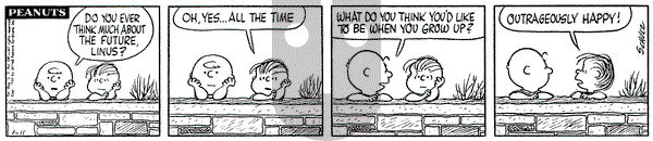 Peanuts - Monday January 11, 1960 Comic Strip
