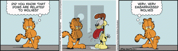 Garfield on Thursday March 1, 2018 Comic Strip