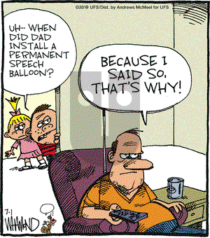 Reality Check on Monday July 1, 2019 Comic Strip