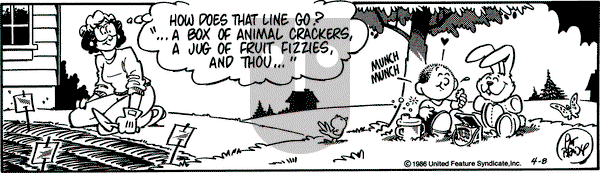 Rose is Rose on Tuesday April 8, 1986 Comic Strip
