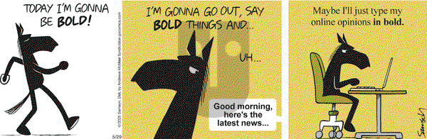 Dark Side of the Horse on Thursday May 29, 2025 Comic Strip