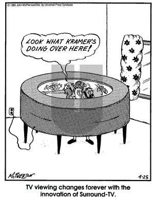 Close to Home on Tuesday April 25, 1995 Comic Strip