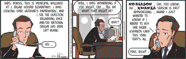 The Boondocks on Thursday September 14, 2006 Comic Strip