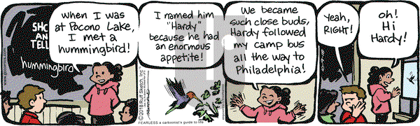 JumpStart on Tuesday October 9, 2018 Comic Strip