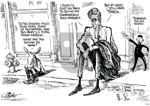 Pat Oliphant on Thursday November 4, 2004 Comic Strip