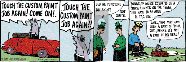 Overboard on Wednesday April 8, 2015 Comic Strip