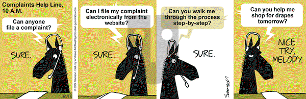 Dark Side of the Horse - Tuesday October 15, 2024 Comic Strip