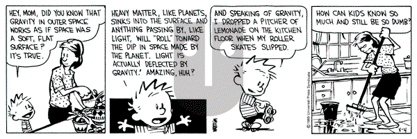 Calvin and Hobbes on Friday August 4, 1989 Comic Strip