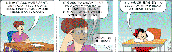 Nancy on Friday March 6, 2020 Comic Strip