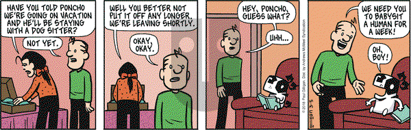 Pooch Cafe on Monday March 5, 2018 Comic Strip