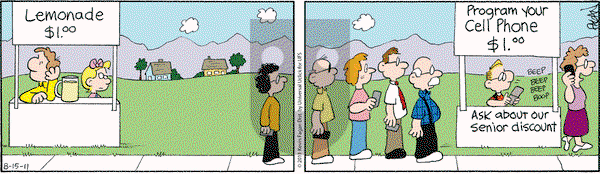 Drabble on Monday August 15, 2011 Comic Strip