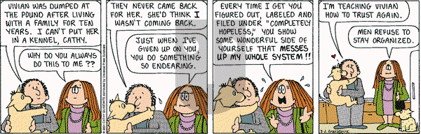 Cathy Classics on Friday March 2, 2001 Comic Strip