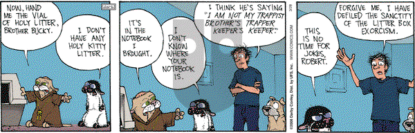 Get Fuzzy on Friday March 28, 2008 Comic Strip