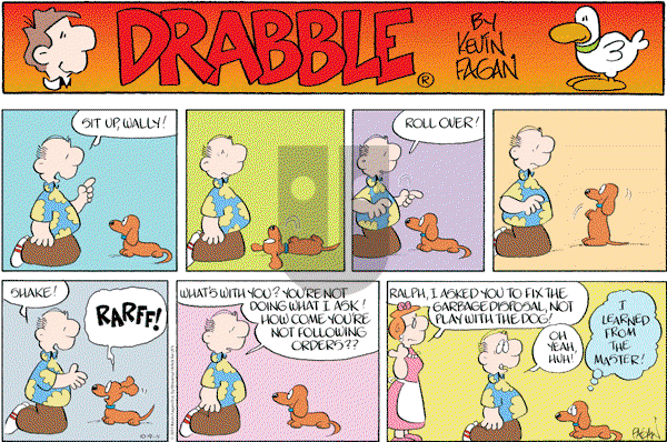 Drabble on Sunday October 9, 2011 Comic Strip