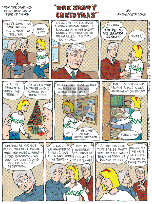 Tom the Dancing Bug on Saturday December 27, 2008 Comic Strip