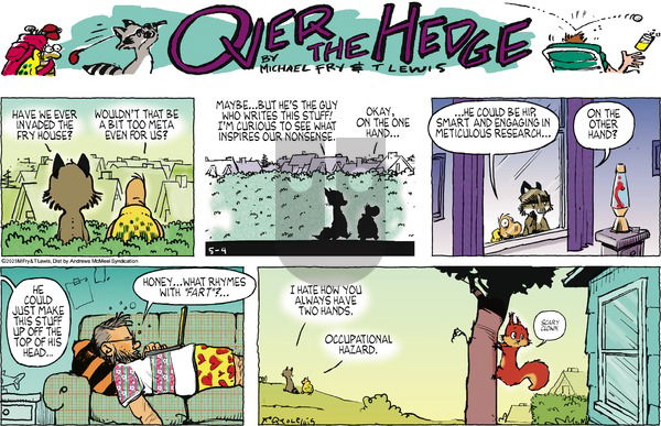 Over the Hedge on Sunday May 4, 2025 Comic Strip