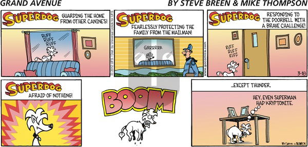 Grand Avenue on Sunday March 18, 2012 Comic Strip