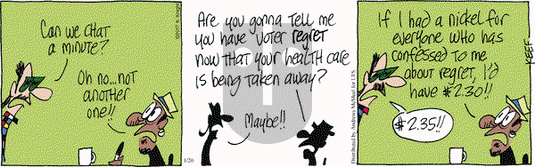 The Knight Life on Friday January 20, 2017 Comic Strip