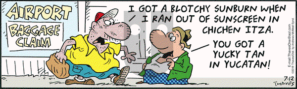 Frank and Ernest on Thursday July 12, 2018 Comic Strip