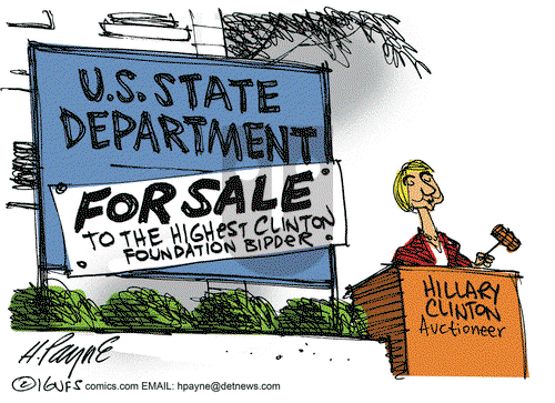 Henry Payne on Wednesday August 17, 2016 Comic Strip
