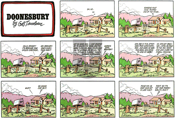 Doonesbury on Sunday June 24, 1979 Comic Strip