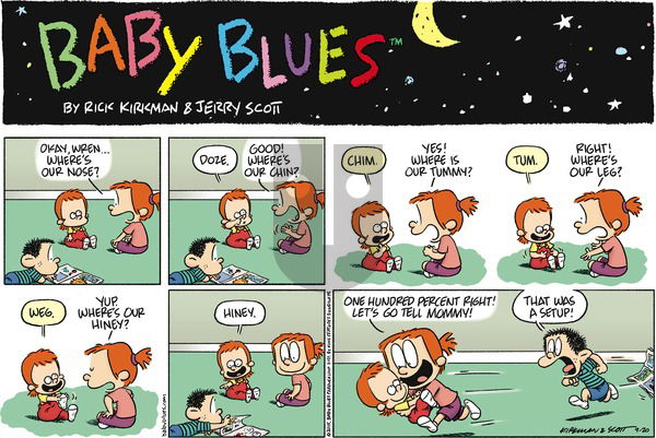 Baby Blues on Sunday September 20, 2015 Comic Strip