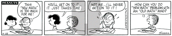Peanuts on Wednesday April 22, 1964 Comic Strip