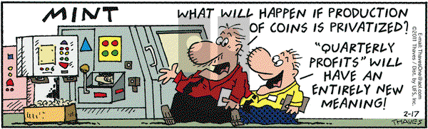 Frank and Ernest on Thursday February 17, 2011 Comic Strip