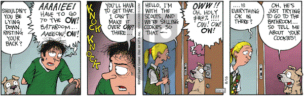 Get Fuzzy on Monday August 16, 2004 Comic Strip